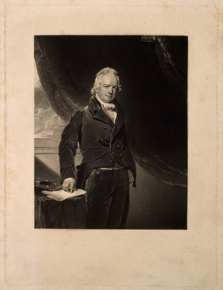 John Abernethy. Mezzotint by E. McInnes, 1842, after Sir T. Lawrence.