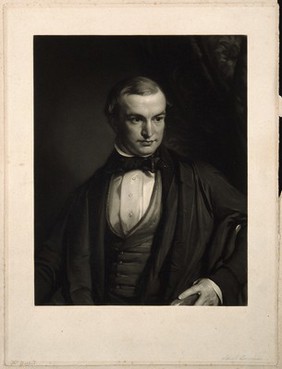 John Couch Adams. Mezzotint by S. Cousins after T. Mogford.