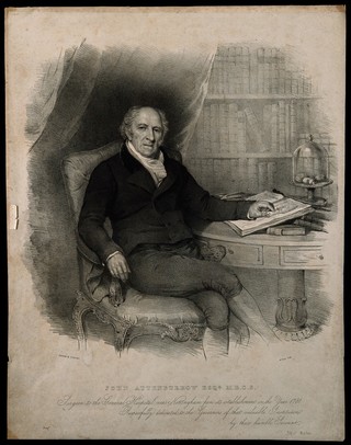 John Attenburrow. Lithograph by M. Gauci, 1833, after T. Barber.