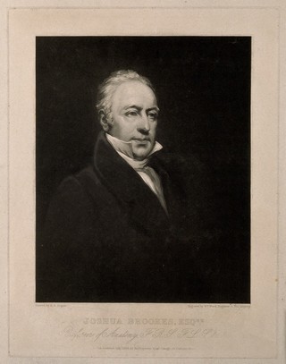 Joshua Brookes. Mezzotint by W. Ward, 1833, after B. E. Duppa.