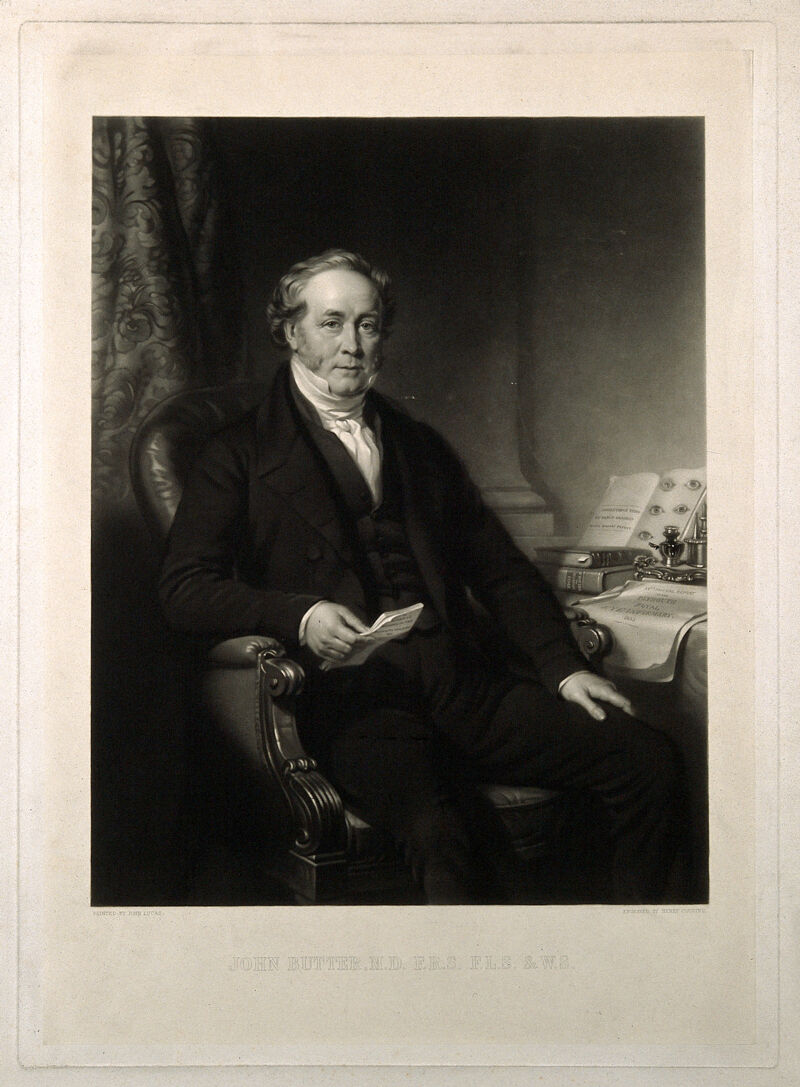 John Butter. Mezzotint by H. Cousins after J. Lucas., by John Lucas