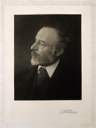 Sir Andrew Clark. Photogravure, 1888.