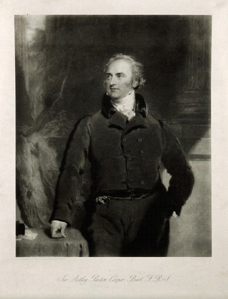 Sir Astley Paston Cooper. Mezzotint by W. O. Geller, 1841, after M. Claxton.
