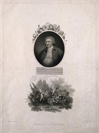 Erasmus Darwin. Stipple engraving by W. Holl, 1807, after J. Rawlinson.