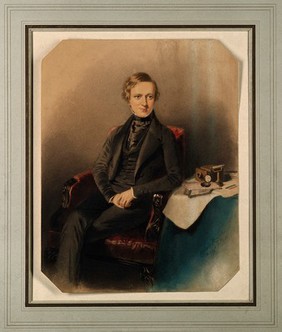 Robert Hunt. Watercolour by W. Buckler, 1842.