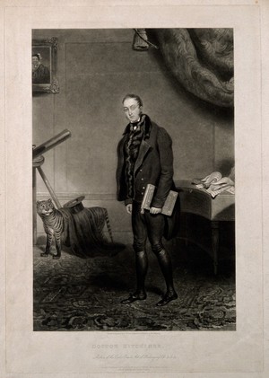 view William Kitchiner. Mezzotint by C. Turner, 1827, after himself.