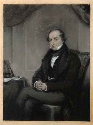 Sir William Lawrence. Gouache by C. Turner, 1839.