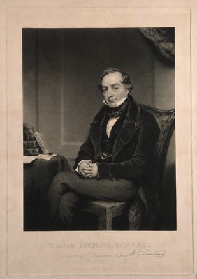 Sir William Lawrence. Mezzotint by C. Turner, 1839, after himself.