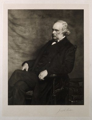 view Joseph Lister, 1st Baron Lister. Photogravure after J. H. Lorimer, 1895.