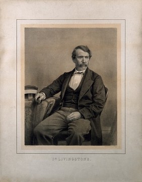 David Livingstone. Lithograph by A. Arnst after T. Annan.