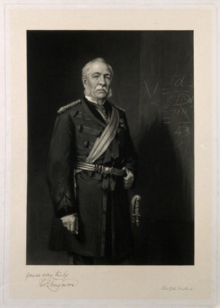 Sir Thomas Longmore. Mixed method print by C.J. Tomkins after Sir G. Reid.