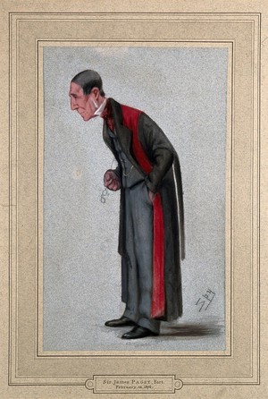 view Sir James Paget. Watercolour by Sir L. Ward [Spy], 1876.