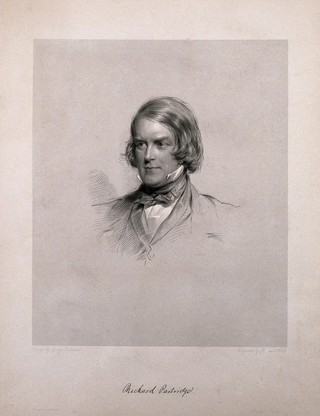 Richard Partridge. Steel engraving by Francis Holl after G. Richmond.