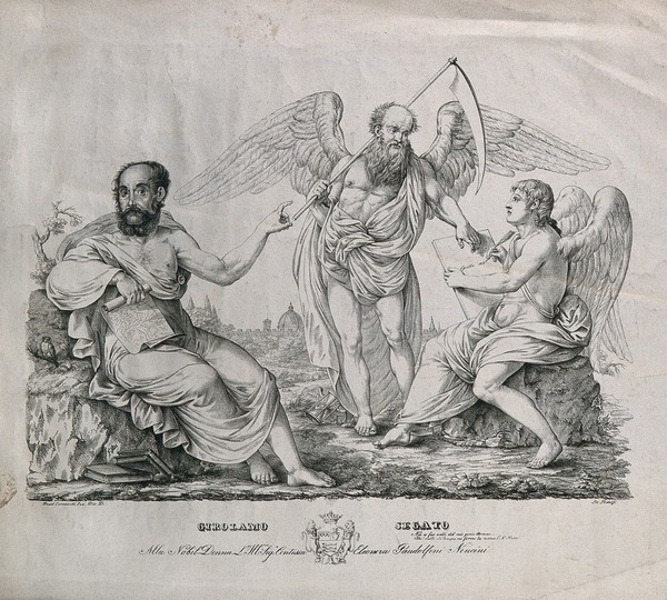 Girolamo Segato. Lithograph by D. Carnesecchi (?).