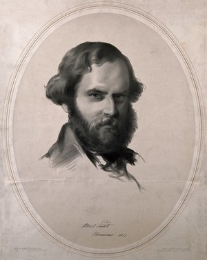 view Albert Richard Smith. Lithograph by R. J. Lane after F. Talfourd, 1851.