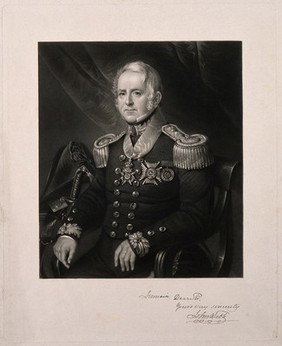 Sir John Webb. Mezzotint by W. Hunter after J. M. Escacena.