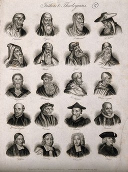 Churchmen: twenty portraits of religious thinkers. Engraving by J.W. Cook, 1825.