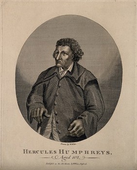 Hercules Humphreys, aged 102. Engraving by W. Wise after himself.