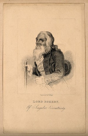 view Matthew Robinson-Morris, second Baron Rokeby, an eccentric. Stipple engraving by R. Page.