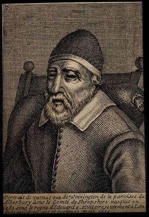 view Thomas Parr, said to have lived 152 years. Stipple engraving.