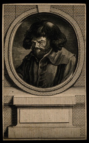 view Peter, the wild boy. Line engraving.