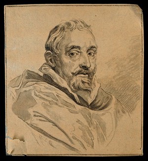 view Antonius Triest, Bishop of Ghent. Drawing, c. 1789 after A. van Dyck.