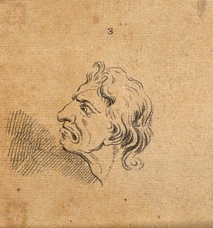 view Eight physiognomies. Drawings, c. 1789.