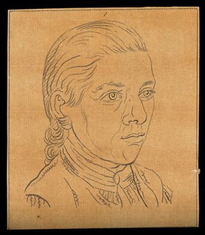 view Head of a youth. Drawing, c. 1794.