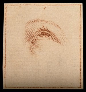 view An ecstatic eye. Drawing, c. 1794.