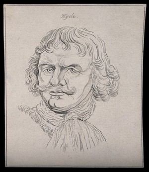 view Admiral Hyde: portrait. Drawing, c. 1794.