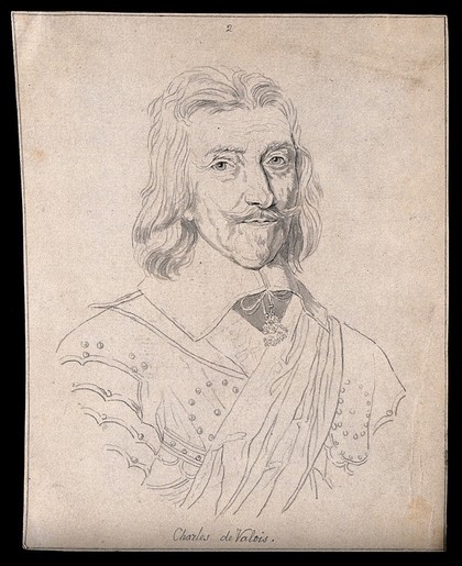 Charles de Valois, Duke of Angoulême. Drawing, c. 1793, after J. Morin.
