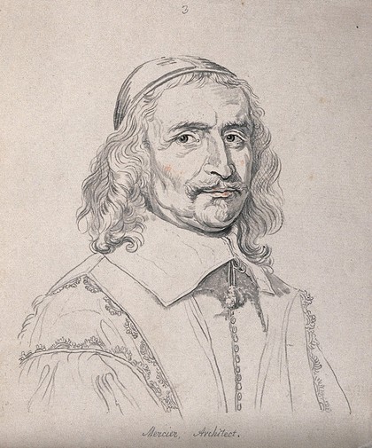 Mercier, an architect. Drawing, c. 1793, after J. Morin.