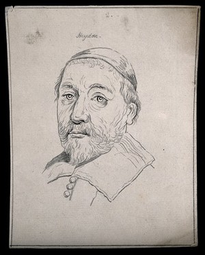 view Heydan: portrait. Drawing, c. 1793.