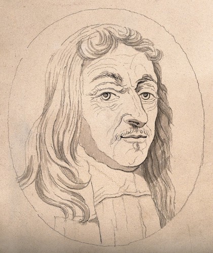 A man deemed by Lavater to be sage, profound, and clear sighted. Drawing, c. 1793.
