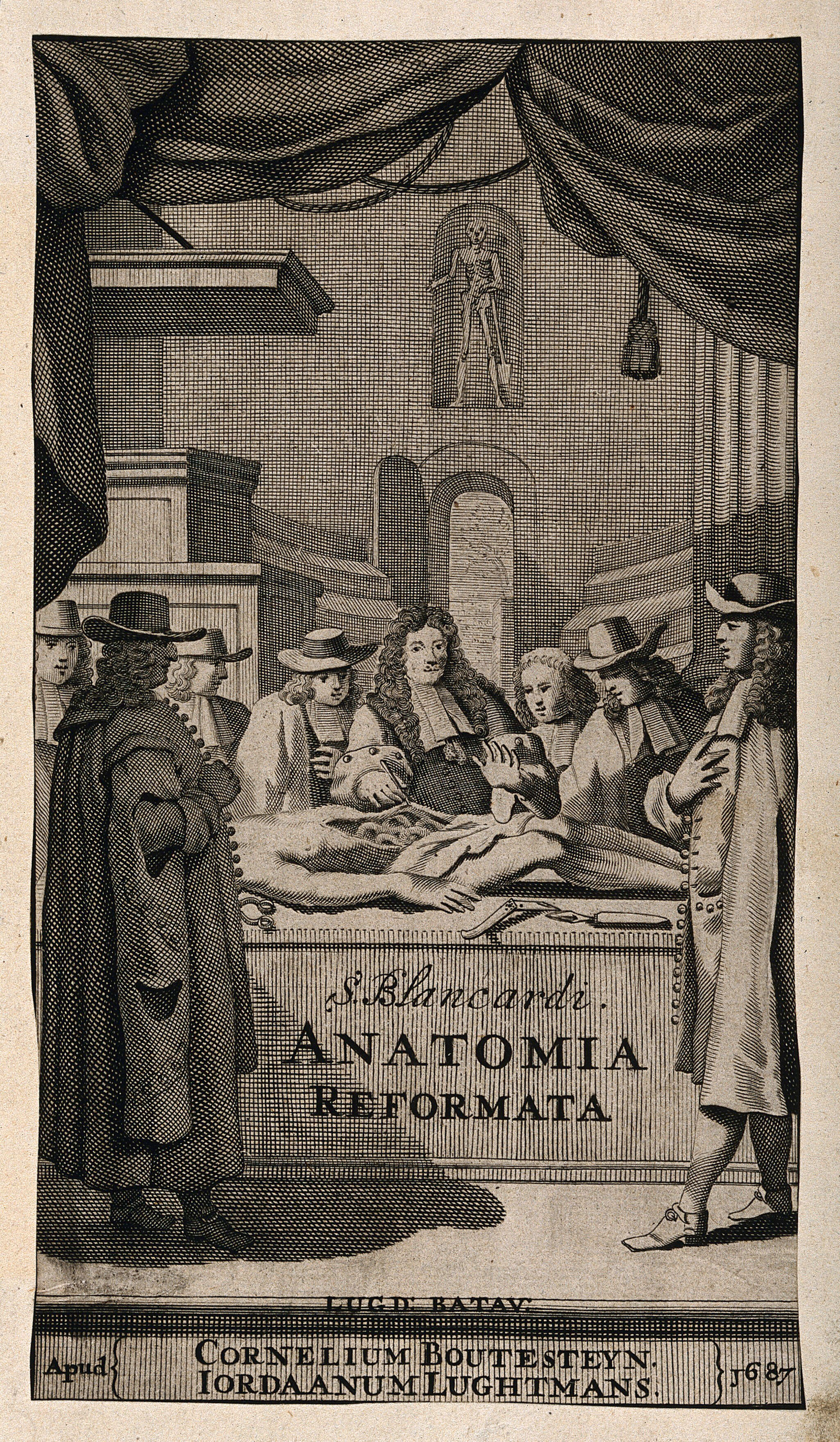 The Dutch Anatomist Steven Blankaart 1650 1704 Performing A