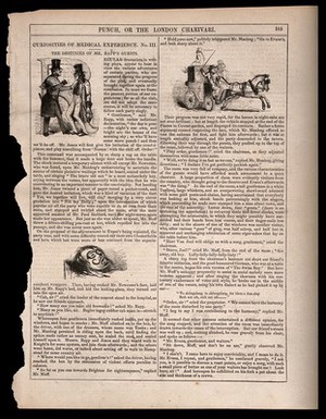 view Three episodes about the fate of Mr. Rapp's party guests, after an evening of overindulgence. Letterpress and wood engraving.