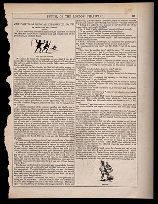 Two episodes about Mr. Muff and Mr. Randle at the races and being swindled out of some money. Letterpress and wood engraving.