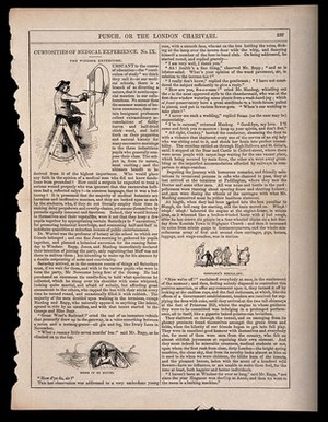 view Three episodes about Mr. Rapp, Mr. Jones and Mr. Manhug - medical students out on a botany field trip. Letterpress and wood engraving, 1842.