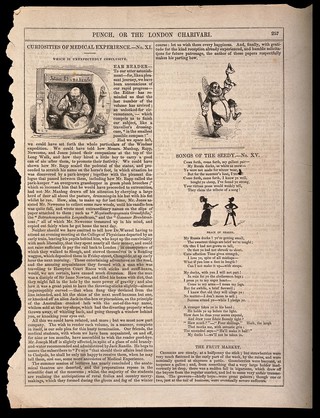 Three episodes about Mr. Rapp, Mr. Manhug, Mr. Jones, Mr. Muff and Mr. Randle and their end of term frolics. Letterpress and wood engraving, 1842.