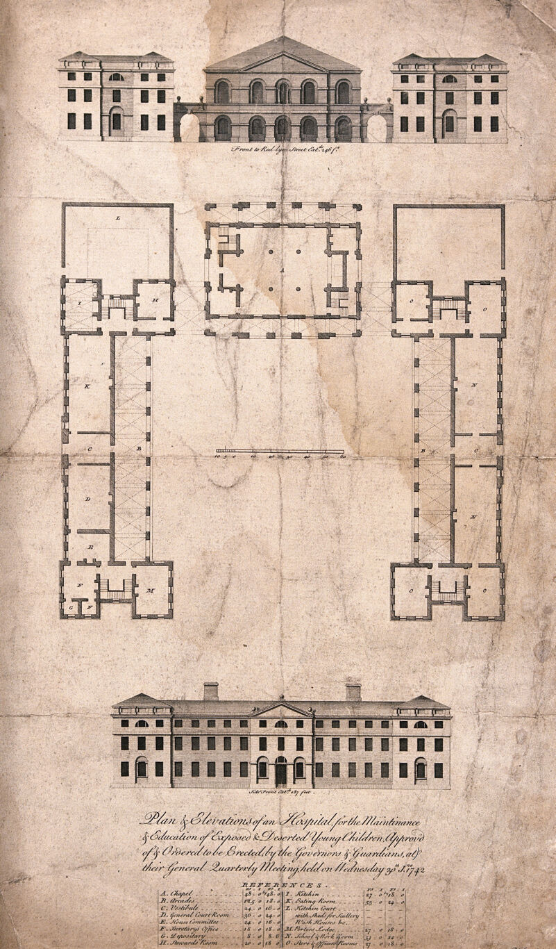 The Foundling Hospital, Holborn,
