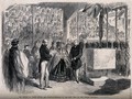 view The London Hospital, Whitechapel: the ceremony of laying the foundation stone for the new wing. Wood engraving, 1864.