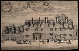 view Merton College, Oxford: chapel. Line engraving by J. Storer, 1806, after E. Dayes.