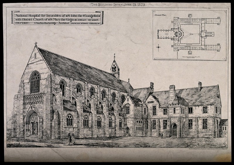 National Hospital for Incurables and St. Mary's Church, Cowley St. John,