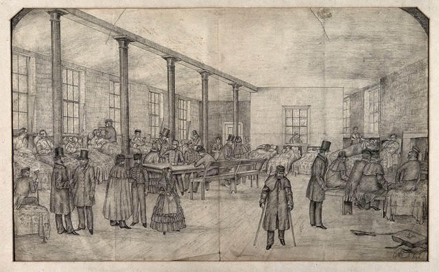 Hyde Park, near Kensington Palace: ladies and children drinking from a spring and eating a picnic. Engraving by J. Godby, 1802, after Mary Spilsbury.