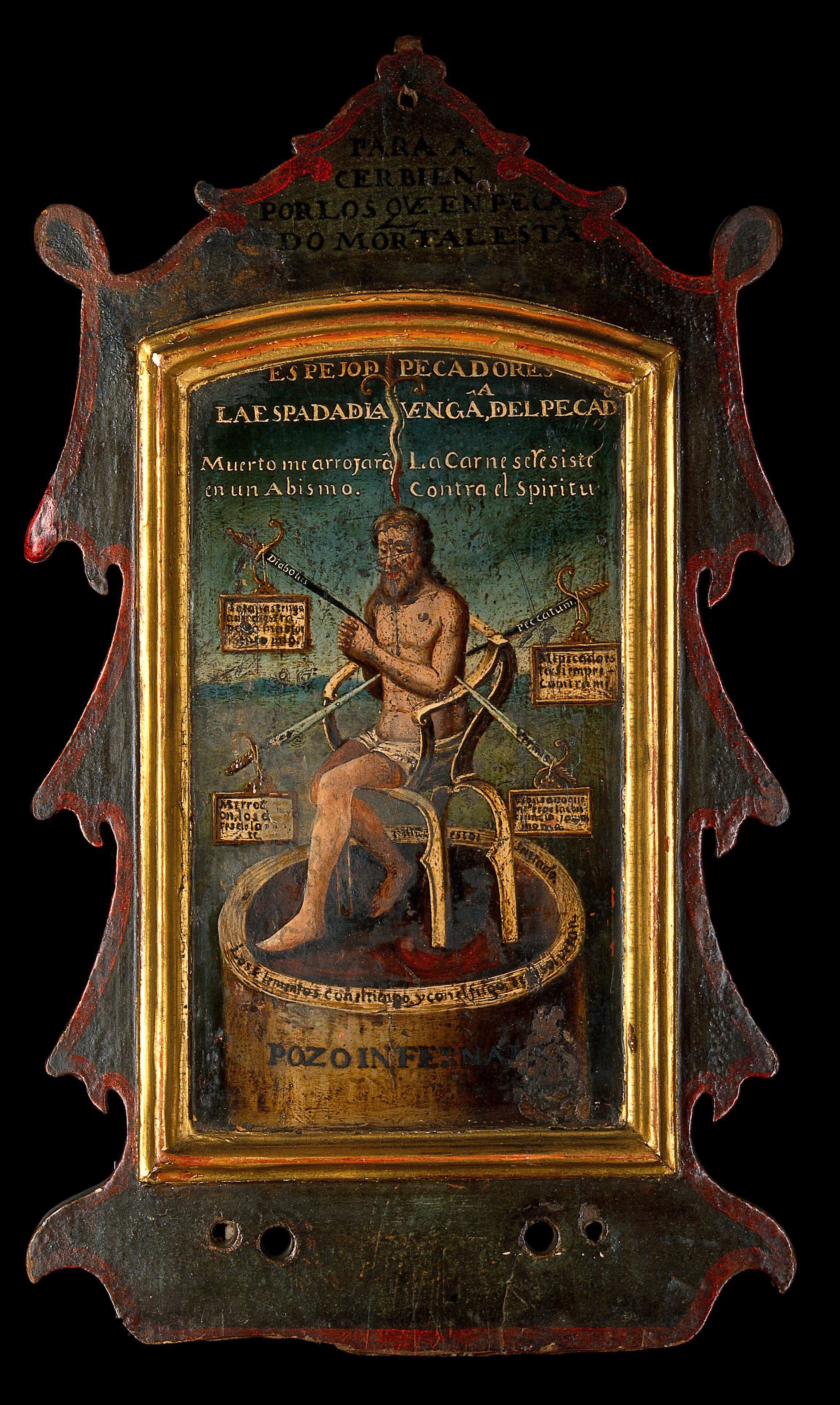 The Mirror Of Sinners The Sword Of Vengeance Of Sin Oil Painting