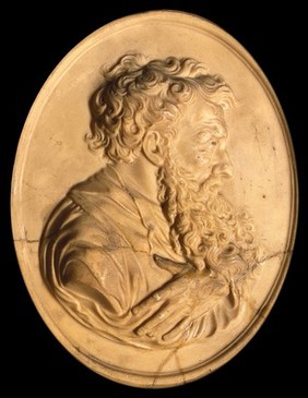 Saint Paul. Plaster bas-relief after Jean Warin II.