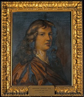 Abraham Cowley (?). Oil painting after Mary Beale (?).