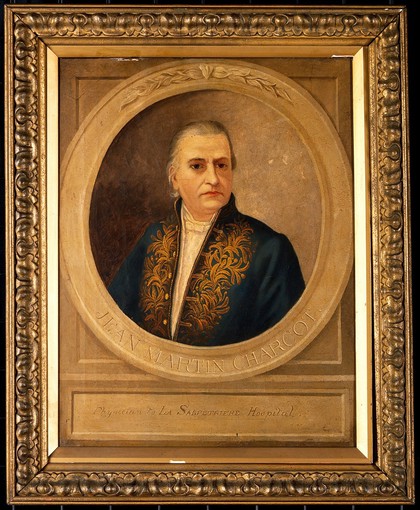 Jean-Martin Charcot. Oil painting.