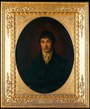 view Sir Humphry Davy. Oil painting.