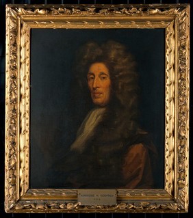 A man designated as Ambrose Godfrey (Hanckwitz). Oil painting.